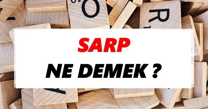 sarp ne demek tdk ya gore sarp sozluk anlami nedir tdk anlami haberleri