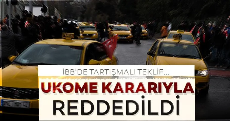 İstanbul’da 5 bin yeni sarı taksi plakası teklifinin görüşüleceği UKOME toplantısı başladı