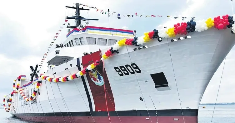 Kocaeli’nden Malezya’ya 99 metrelik gemi