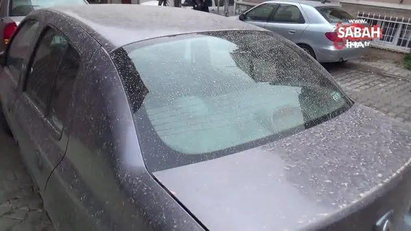 Tekirdağ'da gökten çamur yağdı | Video