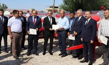 Aydın’da köylülere su tankeri dağıtıldı #aydin Aydın’da köylülere su tankeri dağıtıldı #aydin