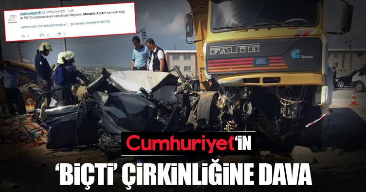 Cumhuriyet’in ‘biçti’ çirkinliğine dava!