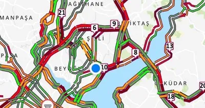 İstanbul’da yağmurla birlikte trafik yoğunluğu yüzde 80’e yükseldi #ankara