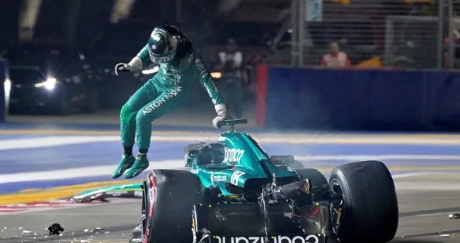 Lance Stroll, F1 Singapur Grand Prix’sinden çekildi Lance Stroll, F1 Singapur Grand Prix’sinden çekildi