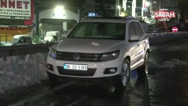 Kar yağışı nedeniyle TEM'de kalan araçlar alınmayı bekliyor | Video