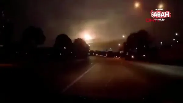 Malezya'da büyük bir meteorun düşme anı böyle görüntülendi