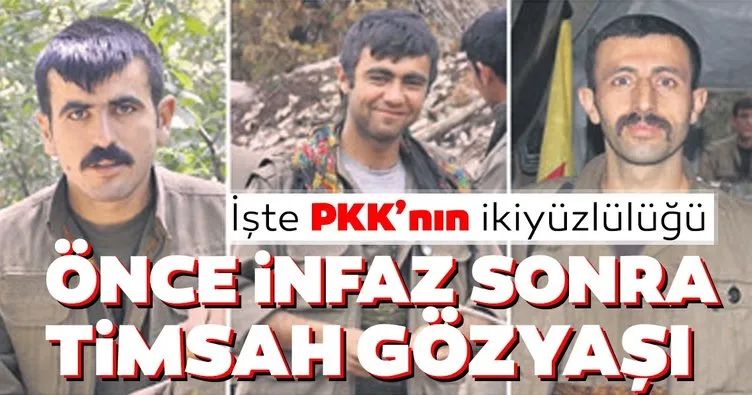 Önce infaz sonra timsah gözyaşı