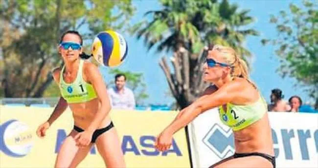 Plajda zafer Aydın’ın