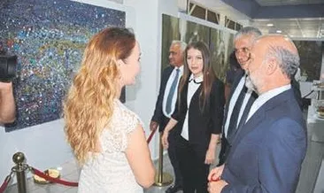 Kazakistanlı 15 ressamdan 55 eser