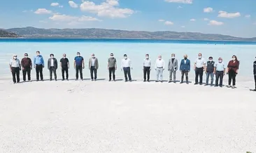 İlk ziyaret Salda’ya