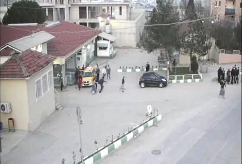 Mahkumun kaçırılış anı saniye saniye kamerada