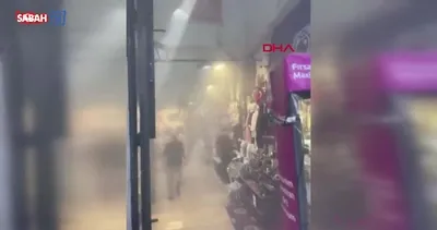 Kapalıçarşı’da trafoda yangın çıktı! O anlar herkesi panikletti | Video
