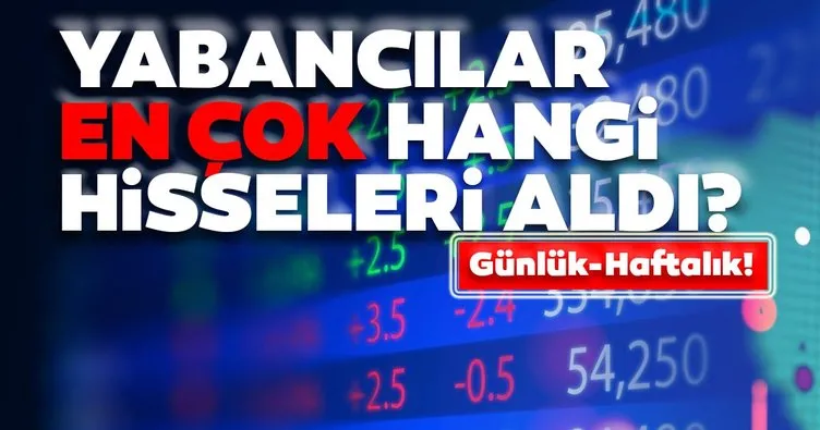 Borsa İstanbul’da günlük-haftalık yabancı payları 09/10/2020