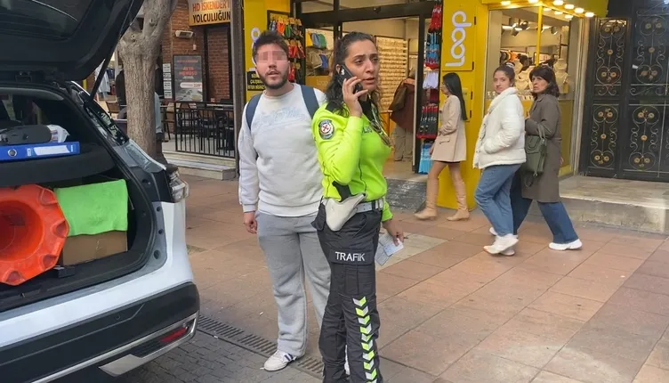 Hem polisten kaçtılar hem de muhabire tehditler savurdular: Dayak atarım sana…