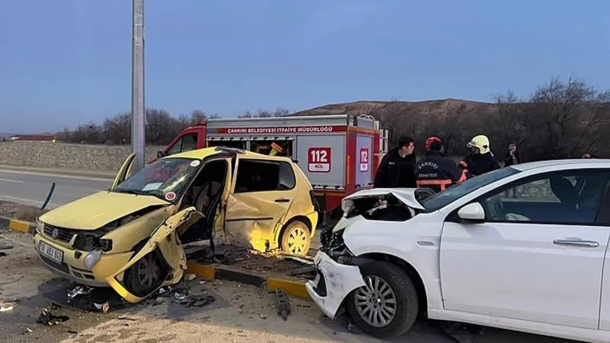 Kazanın adresi Çankırı: 6 kişi yaralandı! Kazanın adresi Çankırı: 6 kişi yaralandı!