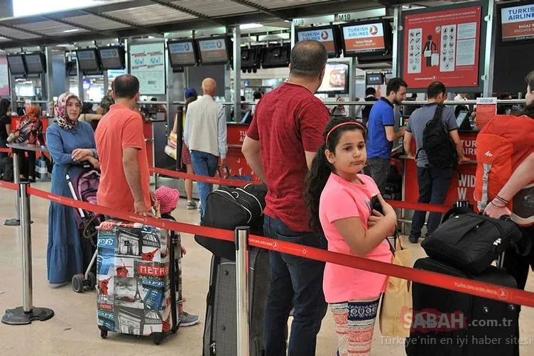 Atatürk Havalimanı’nda Ramazan Bayramı hareketliliği
