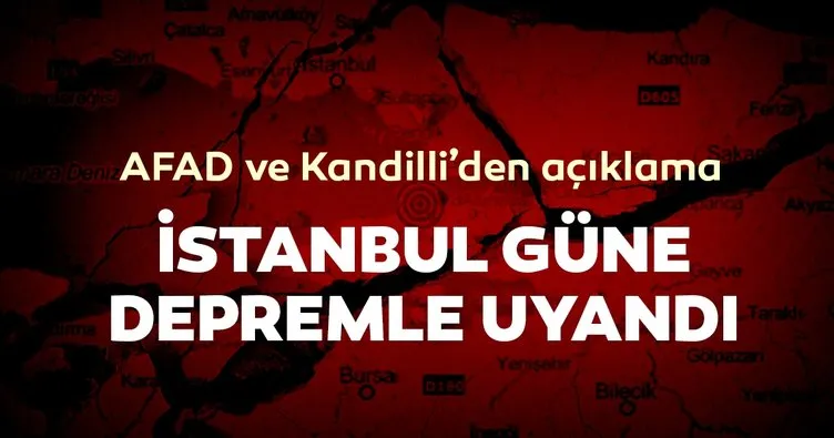 Son dakika haberi: Marmara’da bir deprem daha oldu! İstanbul’da da deprem hissedildi