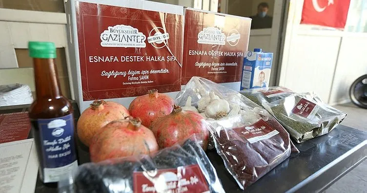 Gaziantep’te halka şifa paketi dağıtılmaya başlandı