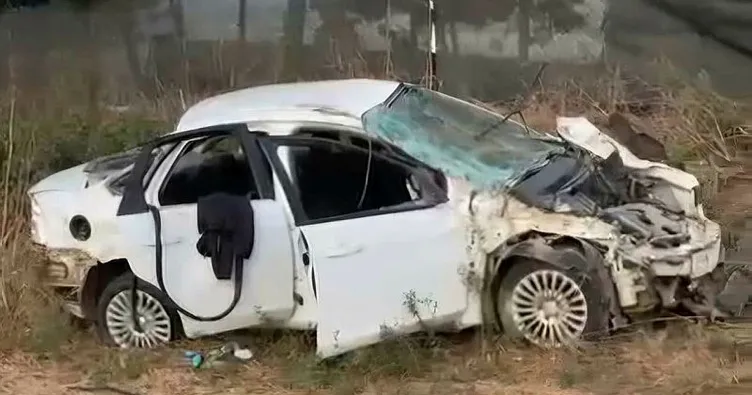 Sakarya’da otomobil tarlaya uçtu: 1 ölü!