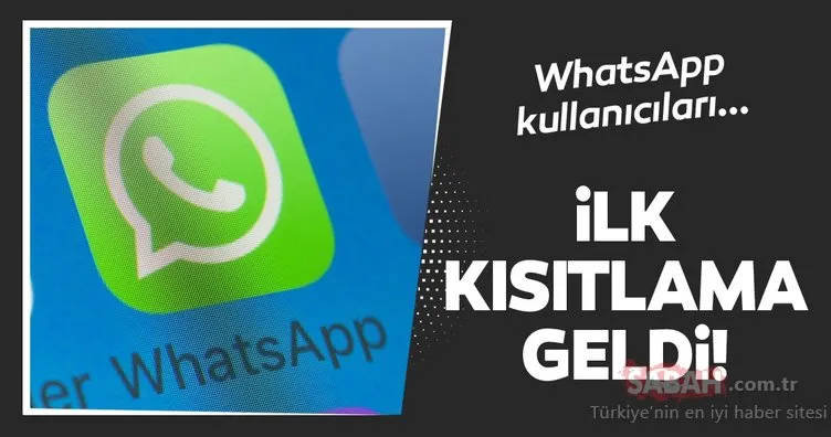 Corona virüsü sebebiyle WhatsApp'tan kısıtlama geldi!