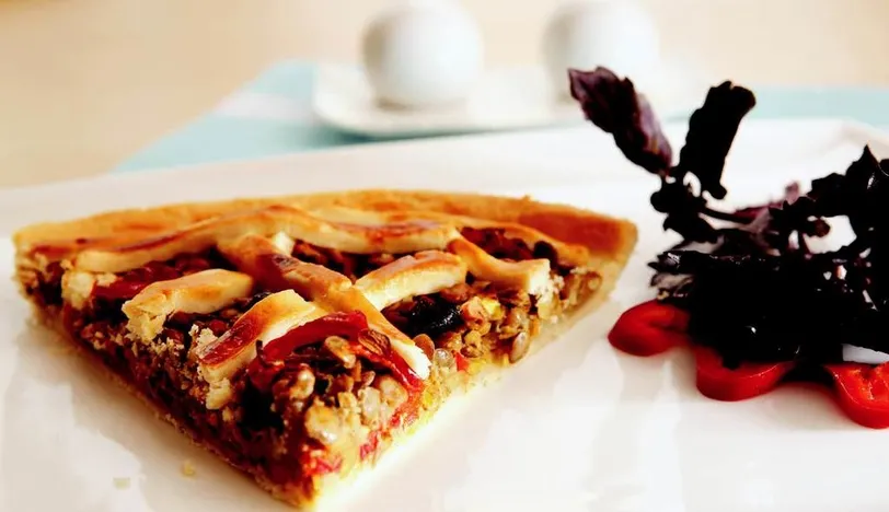 Yeşil Mercimekli Tart