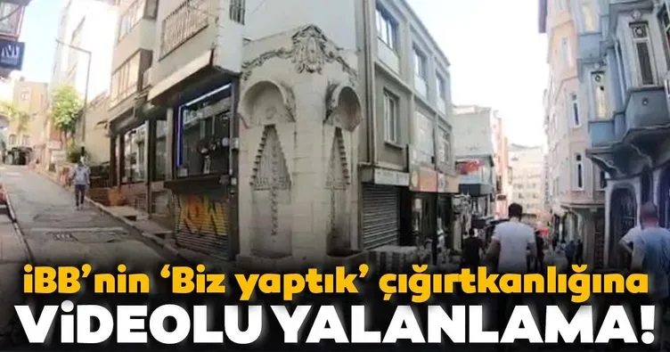 İBB’nin ‘biz yaptık’ çığırtkanlığına Beyoğlu Belediye Başkanı’ndan ‘video’lu yalanlama