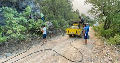 Gündoğmuş’ta vatandaşlar ormanı kurtarmaya çalışıyor