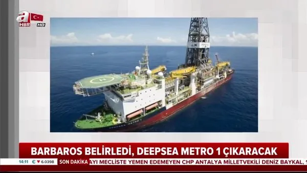 Akdeniz'de sondaj devam ediyor - Fatih sondaj gemisinin hedefi 5 bin 500 metre!