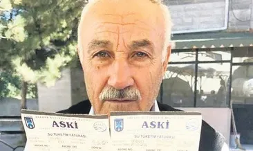 ASKİ faturayı vatandaşa kesti