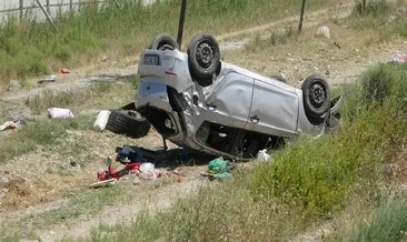 Konya’da feci kaza! Otomobil yoldan çıkıp takla attı: 1 çocuk öldü 3 yaralı