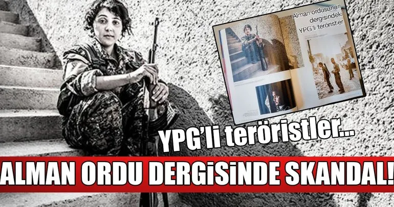 Alman ordu dergisinde büyük skandal: PKK’lı teröristlere yer verildi!