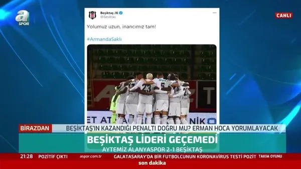 Alanyaspor - Beşiktaş maçı sonrası Erman Toroğlu'ndan flaş yorum!