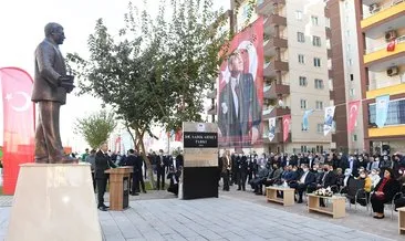 Dr. Sadık Ahmet anıtı ve parkı açılışı yapıldı #adana