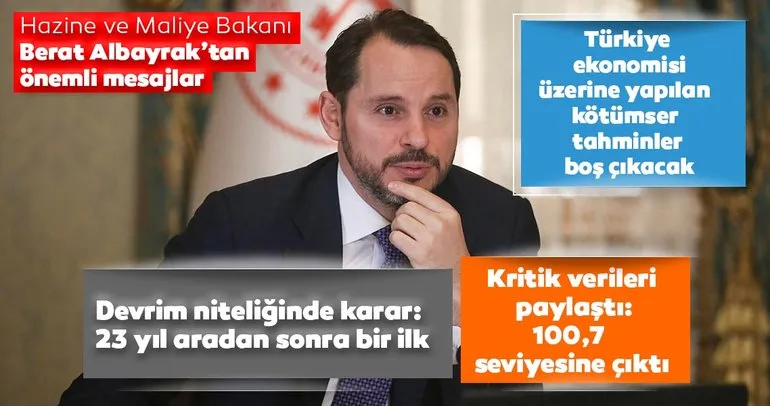 Son dakika haberi | Bakan Berat Albayrak duyurdu! Borsada 23 yıl aradan sonra bir ilk...