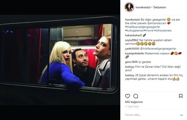 Ünlülerin Instagram paylaşımları (09.03.2018)