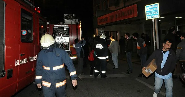 Son dakika: Çapa’daki İstanbul Tıp Fakültesi Hastanesi’nde yangın!
