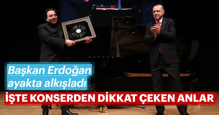 Başkan Erdoğan Fazıl Say konserinde