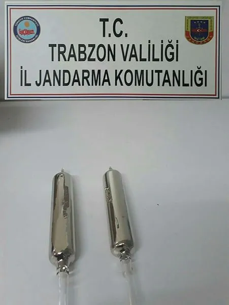 Trabzon’da nükleer sanayide kullanılan sezyum ele geçirildi