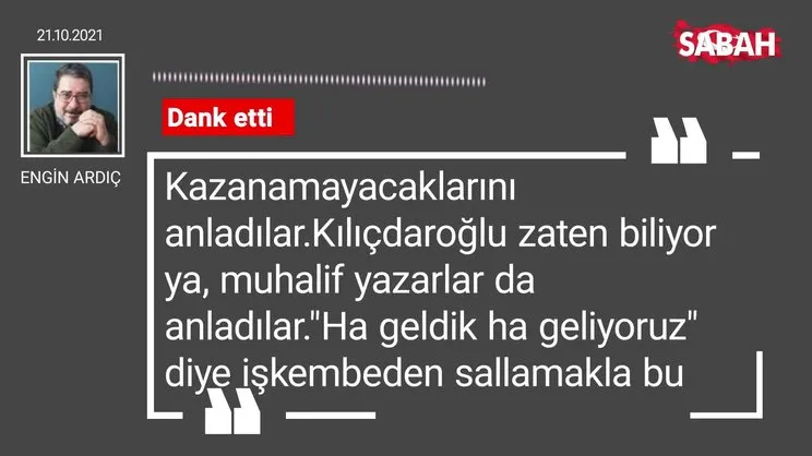 Engin Ardıç | Dank etti