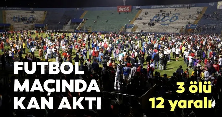 Honduras’ta futbol maçında kan aktı