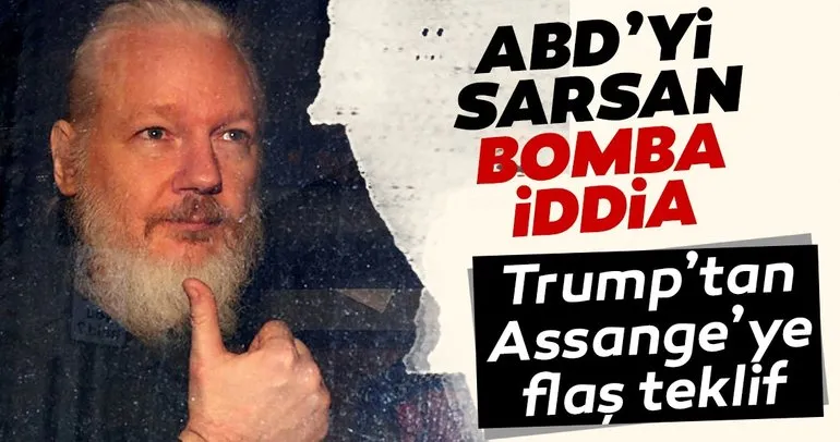 ABD basınında bomba iddia. Trump’tan Assange’ye şartlı af teklifi