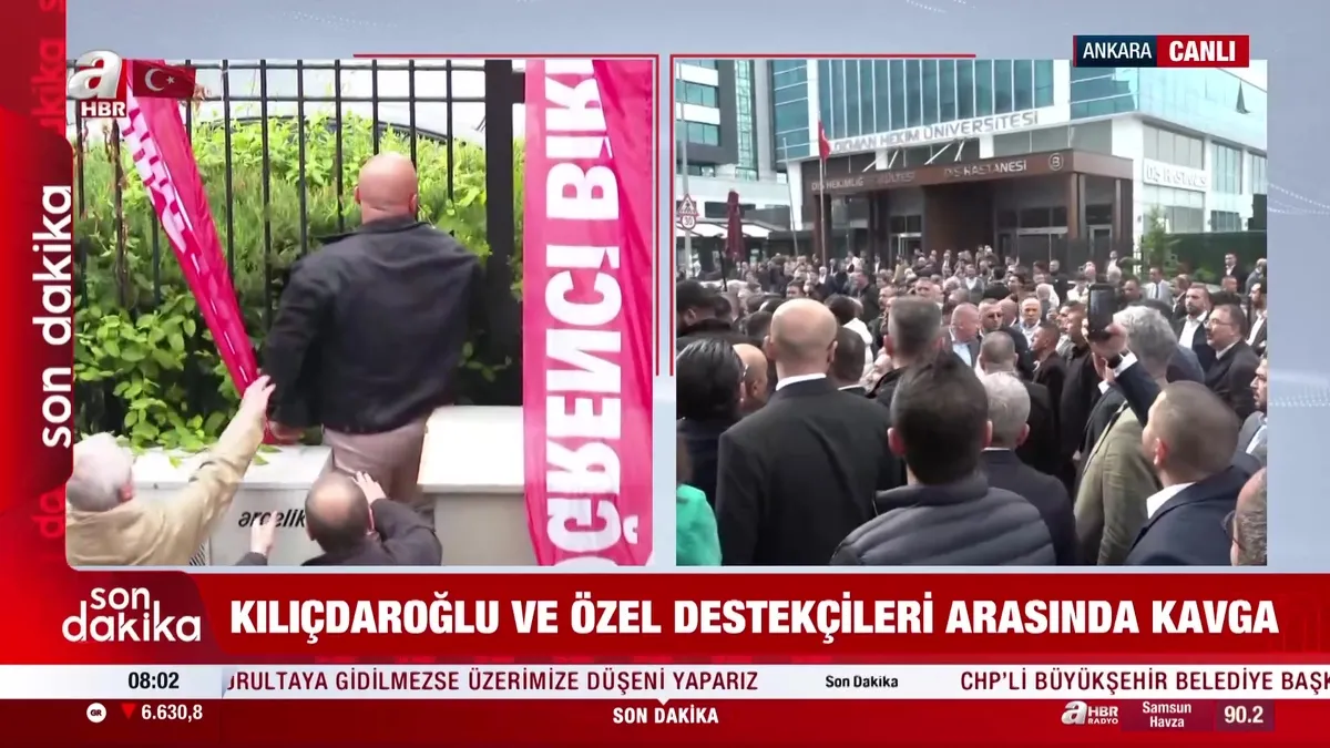 SON DAKİKA | CHP Genel Merkezi’nde ‘tahliye’ kavgası: Kemal Kılıçdaroğlu ve Özgür Özel destekçileri arasında arbede videosunu izle SON DAKİKA | CHP Genel Merkezi’nde ‘tahliye’ kavgası: Kemal Kılıçdaroğlu ve Özgür Özel destekçileri arasında arbede videosunu izle
