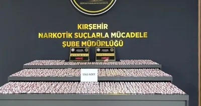 Araç değil zehir deposu! 5 bin 563 uyuşturucu hap yakalandı #kirsehir