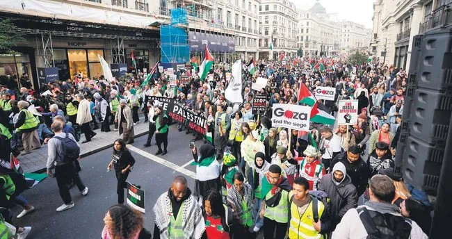 Avrupalı Müslümanlar Filistin için ayakta