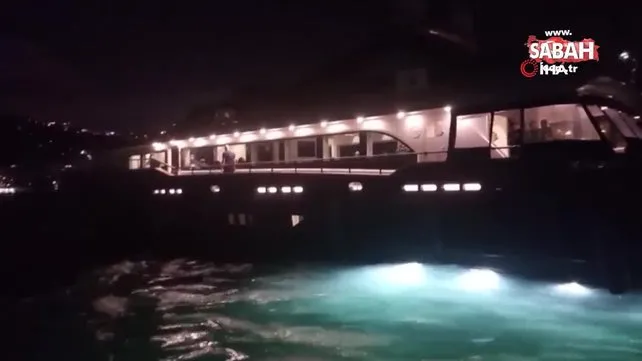 Denizde parti yapılan tekneye polis baskını | Video