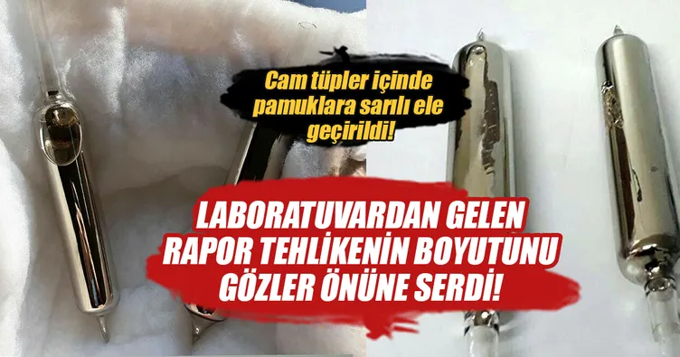 Trabzon’da kimyasal silahlarda kullanılan Sezyum ele geçirildi