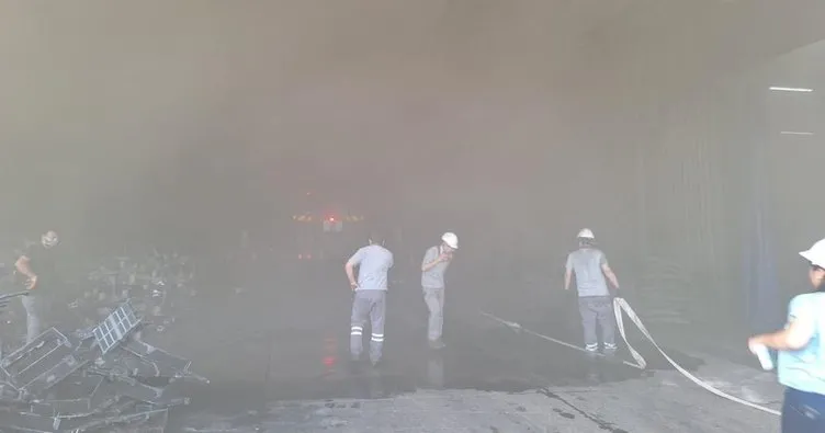Bilecik’te döküm fabrikasında çıkan yangın söndürüldü