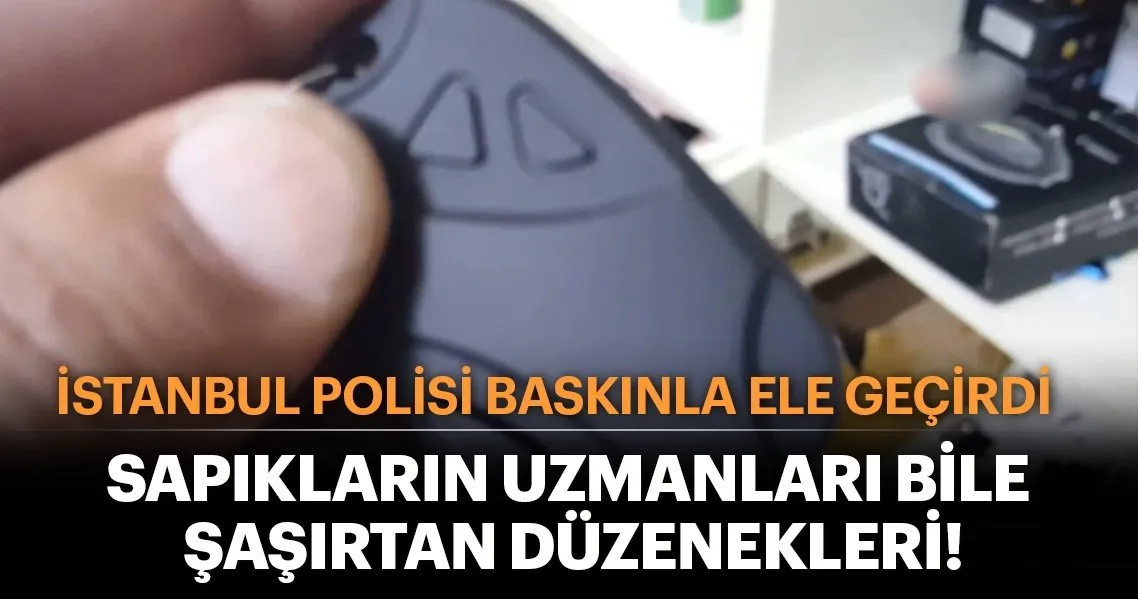 polisin ele gecirdigi gizli kamera