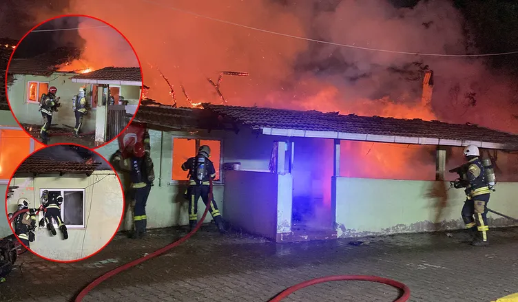 Annesinin başkasıyla ilişkisi olduğunu düşündü: Evi ateşe verdi!