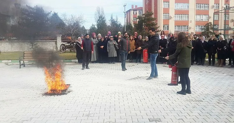 Kütahya HEM'de yangın söndürme tatbikatı - - Egeli Sabah ...